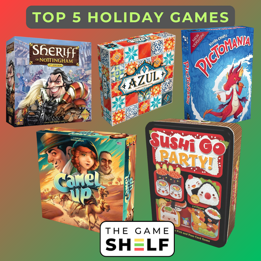 Top 5 board games for the holiday season! 🎄