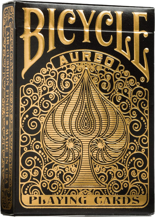 Bicycle Playing Cards - Aureo Deck (Black and Gold)