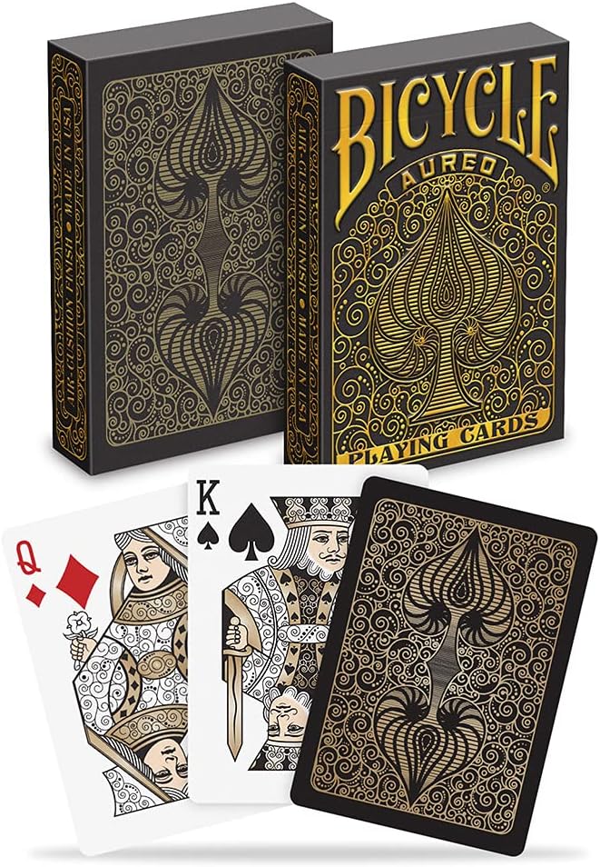 Bicycle Playing Cards - Aureo Deck (Black and Gold)