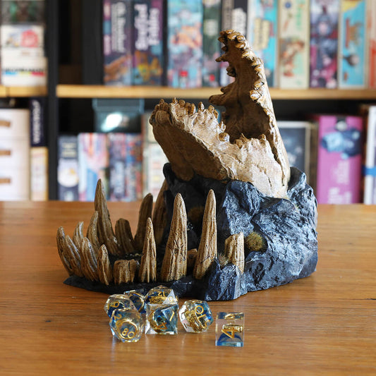 Dragon Skull Dice Tower - 3D Printed, Hand Painted